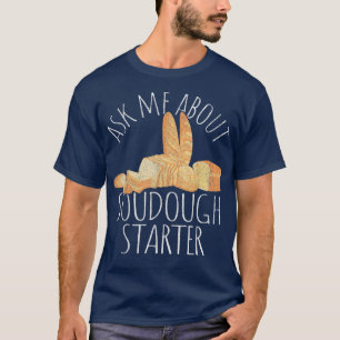 T-shirt Drôle Soudough Starter Pain Baking Baker Retro Vi