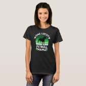 T-shirt Drôle St Patrick S Day One Lucky Pitbull Mama Pitb (Devant entier)
