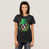 T-shirt Drôle St Patricks Boston Terrier  (Devant entier)