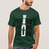 T-shirt Drôle St. Patrick's Day Boire Party Bière Humour (Devant)