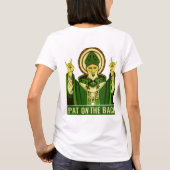 T-shirt Drôle St. Patrick's Day Pat on Back (Dos)