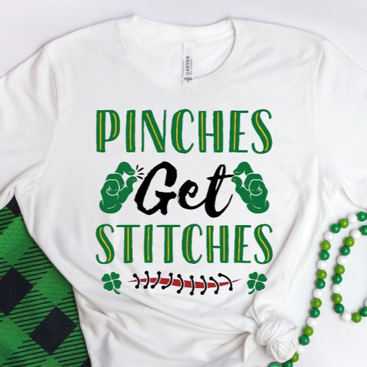 T-shirt Drôle St. Patrick's Day Pinches obtenir des points