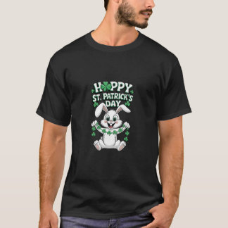 T-shirt Drôle St. Patrick's Day Shirt-Hoppy Bunny Design