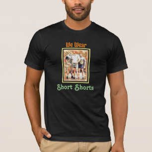 T-shirt Drôle Sud-Africain hommes qui porte un short short