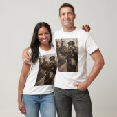 T-shirt drôle sur les chemins de fer Cockapoo (Unisexe)