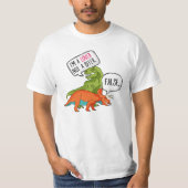 T-shirt Drôle T-Rex Chemise Dinosaur Tricératops Je suis u (Devant)