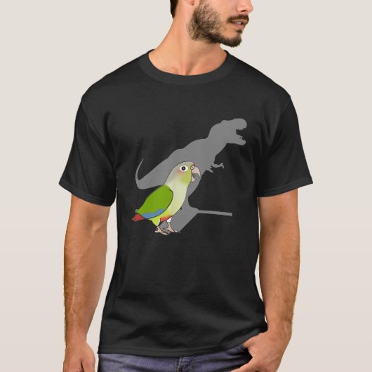T-shirt Drôle T-Rex Cinnamon Conure Dinosaure Parrot Birb (Devant)