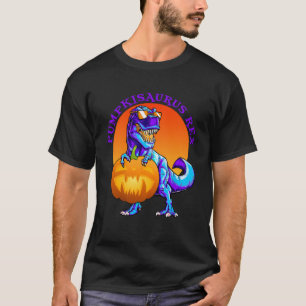 T-shirt Drôle T Rex Halloween PumpkisaurusRex Citrouille D
