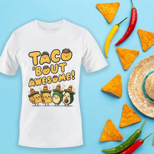 T-shirt Drôle Taco à propos d'Awesome! Cinco de Mayo