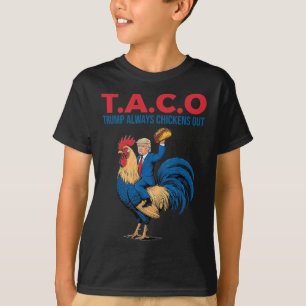 T-shirt Drôle Taco Trump Poulets Taco Nourriture Mexicaine