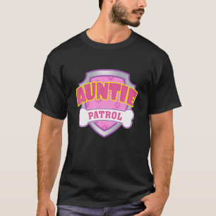 T-shirt Drôle Tante Patrol - Chien Maman, Papa Pour Hommes