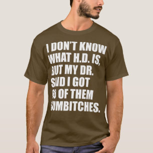 T-shirt Drôle Ted ADHD j'ai obtenu 80 d'entre eux sumbitch