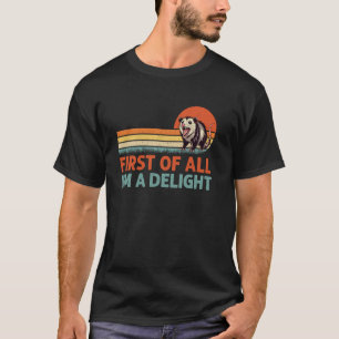 T-shirt Drôle Tee - shirts Graphiques Hommes, Opossum D'ab