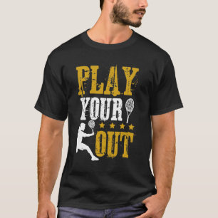 T-shirt Drôle Tennis