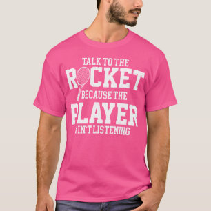 T-shirt Drôle Tennis Jouer Tennis Joueur Sport Raquet B