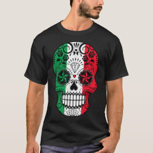 T-shirt Drôle tête crâne mexicaine Cinco De Mayo