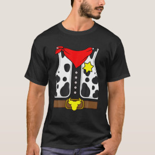 T-shirt Drôle Texas Cowboy Red Bandana Rodeo Western Sher
