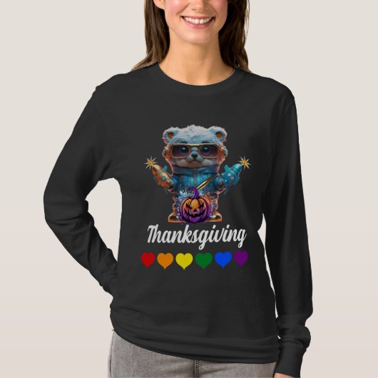 T-shirt Drôle Thanksgiving (Devant)
