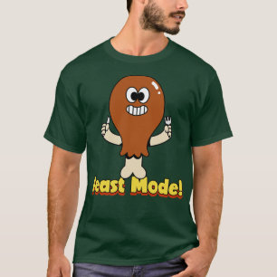 T-shirt Drôle Thanksgiving Turkey Leg toon Mode fête