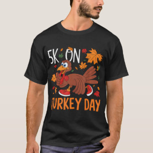 T-shirt Drôle Thanksgiving Turquie Trot 5K Run Fun Turquie