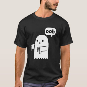T-shirt Drôle Thumbs Down Ghost hurler de désapprobation