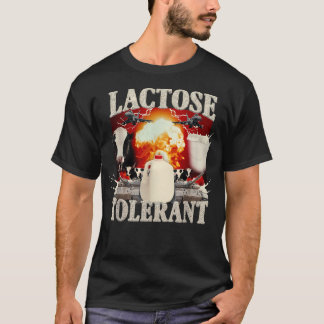 T-shirt Drôle tolérant au lactose