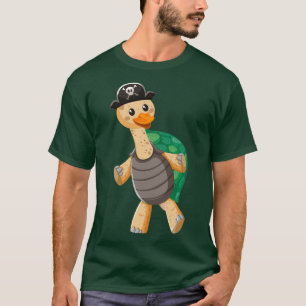 T-shirt drôle tortue canard pirate idées cadeaux