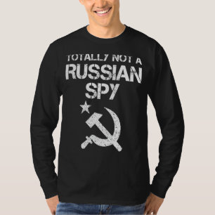 T-shirt Drôle Totalement Pas Un Cool Russe Spy Cadeau Un M