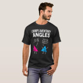 T-shirt Drôle Triangle Rectangle Aigu Cadeau Prof de Maths (Devant entier)