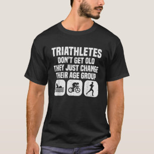 T-shirt Drôle Triathlon Design Hommes Femmes Triathlètes n