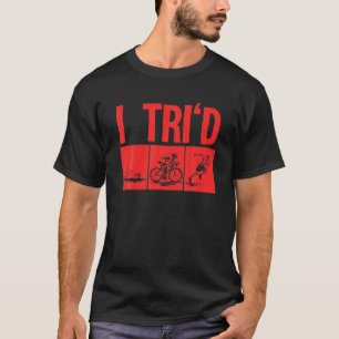 T-shirt Drôle Triathlon Design Triathlètes Hommes Femmes