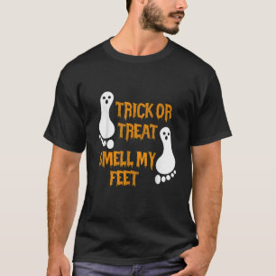 T-shirt Drôle Trick ou Treat odorent mes pieds Halloween T