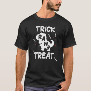 T-shirt Drôle Trick Rawr Traiter Dinosaures Halloween