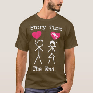 T-shirt Drôle triste histoire du type rejeté qui est en am