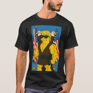 T-shirt Drôle Trump 4 mai être avec vous Vs Vatican Christ