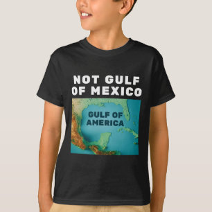 T-shirt Drôle Trump Amérique Golfe Pas Golfe Du Mexique 1
