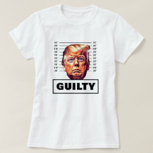 T-shirt Drôle Trump coupable
