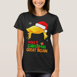 T-shirt Drôle Trump Faire Noël Grande Encore Chapeau De Pè