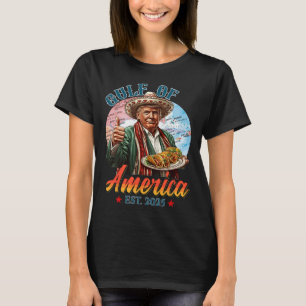 T-shirt Drôle Trump Golfe Des États-Unis Amérique 2025 Drô