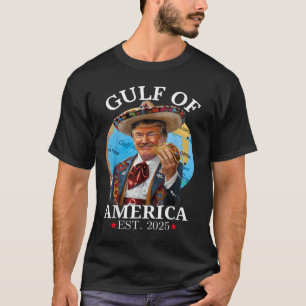 T-shirt Drôle Trump Golfe Des États-Unis Amérique 2025 Tru