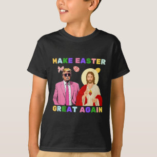 T-shirt Drôle Trump Jésus-Christ Faire Pâques Grande Encor