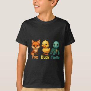 T-shirt Drôle Trump subtil Fox Duck Turtle mignonne Animal
