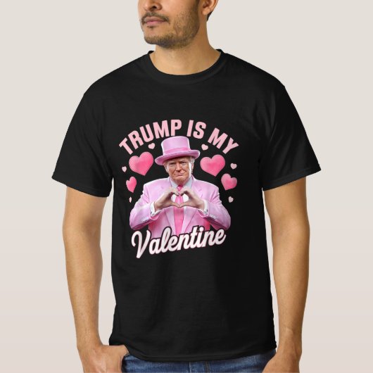 T-shirt Drôle Trump Valentine's Day Gag plaisanteries (Devant)
