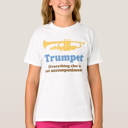 T-shirt Drôle Trumpet Joke (Devant)