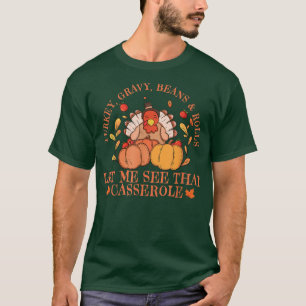 T-shirt Drôle Turc Gravy Fèves Et Rolls Laissez-Moi Voir Q