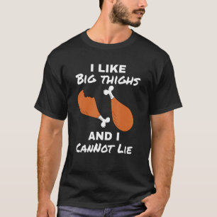 T-shirt Drôle Turc Jour Pun J'Aime Gros Coiffes Thanksgivi