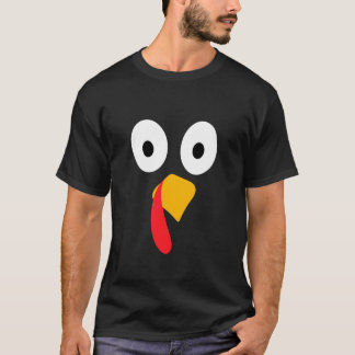 T-shirt Drôle Turquie face Thanksgiving Day Costume Harves