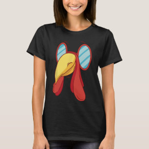 T-shirt Drôle Turquie Face Thanksgiving Fall Joke Humour