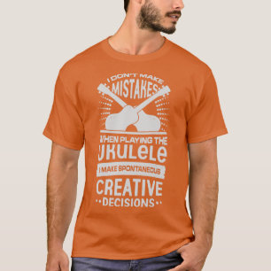 T-shirt Drôle Ukulele Player Cadeau