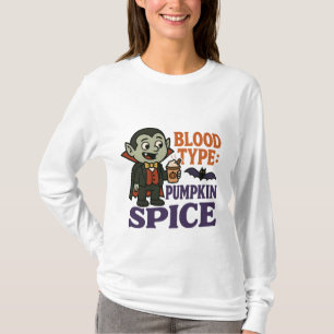 T-shirt Drôle Vampire épice Citrouille - Halloween